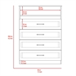 FM FURNITURE  Omaha 2 Piece Bedroom Set White Engineered Wood