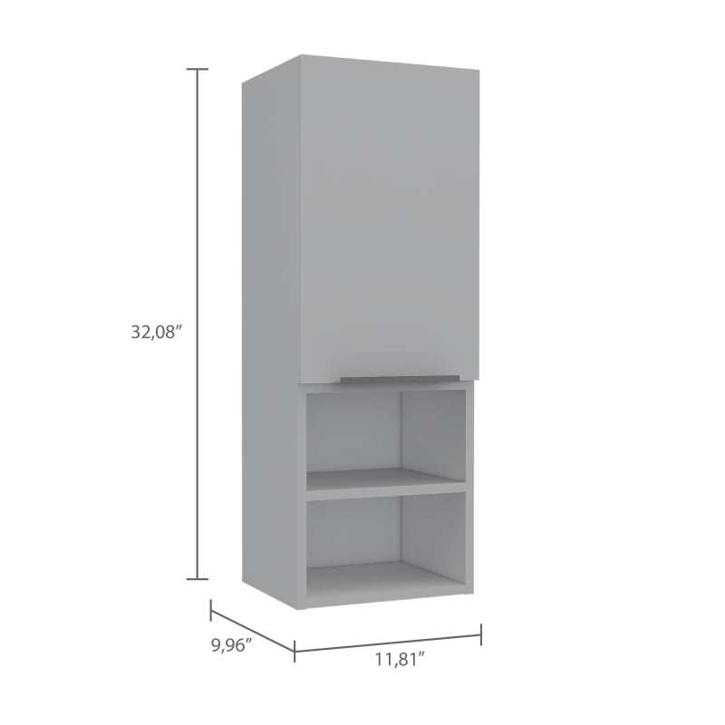 FM FURNITURE Sutton 2 Piece Bathroom Set White Engineered Wood