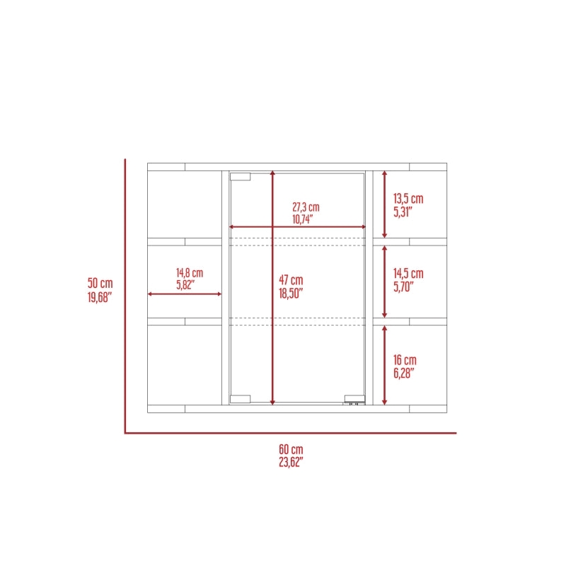 FM FURNITURE Cowen 2 Piece Bathroom Set White Engineered Wood