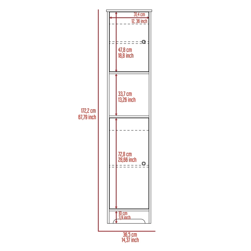 FM FURNITURE Geneva 2 Piece Bathroom Set White Engineered Wood