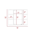 FM FURNITURE Auburn 2 Piece Bathroom Set White Engineered Wood