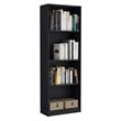 FM FURNITURE Encino 3 Piece Living Room Set Black Engineered Wood