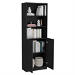 FM FURNITURE Encino 3 Piece Living Room Set Black Engineered Wood