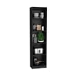 FM FURNITURE Sutton Slim 2 Piece Living Room Set Black Engineered Wood