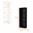 FM FURNITURE Cortaro 2 Piece Living Room Set Engineered Wood Black