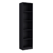 FM FURNITURE Avra 3 Piece Living Room Set Black Engineered Wood