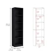 FM FURNITURE Tolleson 3 Piece Living Room Set Black Engineered Wood