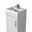 FM FURNITURE Madrid Bathroom Vanity 1 Door Engineered Wood White