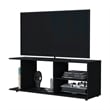 FM FURNITURE Vail Console tableEngineered Wood with open storage Black