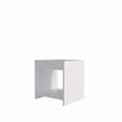 FM FURNITURE Anegam Nightstand with Open Storage White