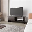 FM FURNITURE Rock Point Entertainment Center One Door Engineered Wood Walnut