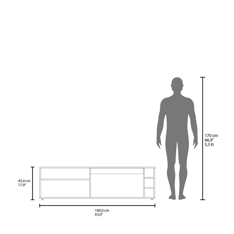 FM FURNITURE Mayo TVStand for 70