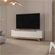 FM FURNITURE Lyman Entertainment Center Enginereed Wood White