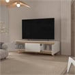 FM FURNITURE Lyman Entertainment Center Enginereed Wood White