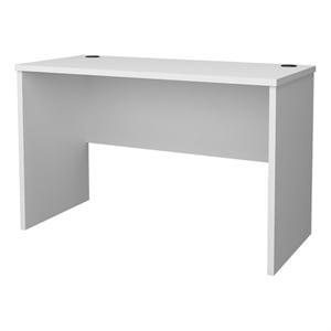 FM FURNITURE Rough Rock Minimalist Home Office Work Desk White Engineered Wood