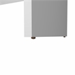 FM FURNITURE Rough Rock Minimalist Home Office Work Desk White Engineered Wood
