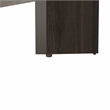 FM FURNITURE Rough Rock Minimalist Home Office Work Desk Dark Walnut