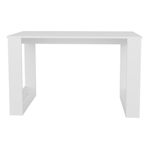 FM FURNITURE Aurora Writing Computer Desk Engineered Wood White