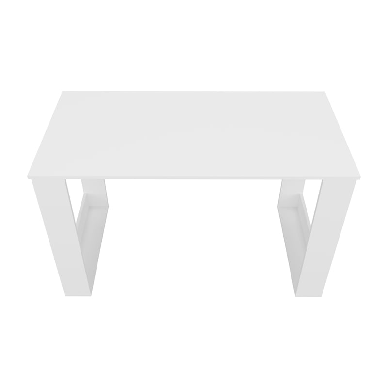 FM FURNITURE Aurora Writing Computer Desk Engineered Wood White