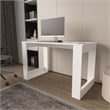 FM FURNITURE Aurora Writing Computer Desk Engineered Wood White
