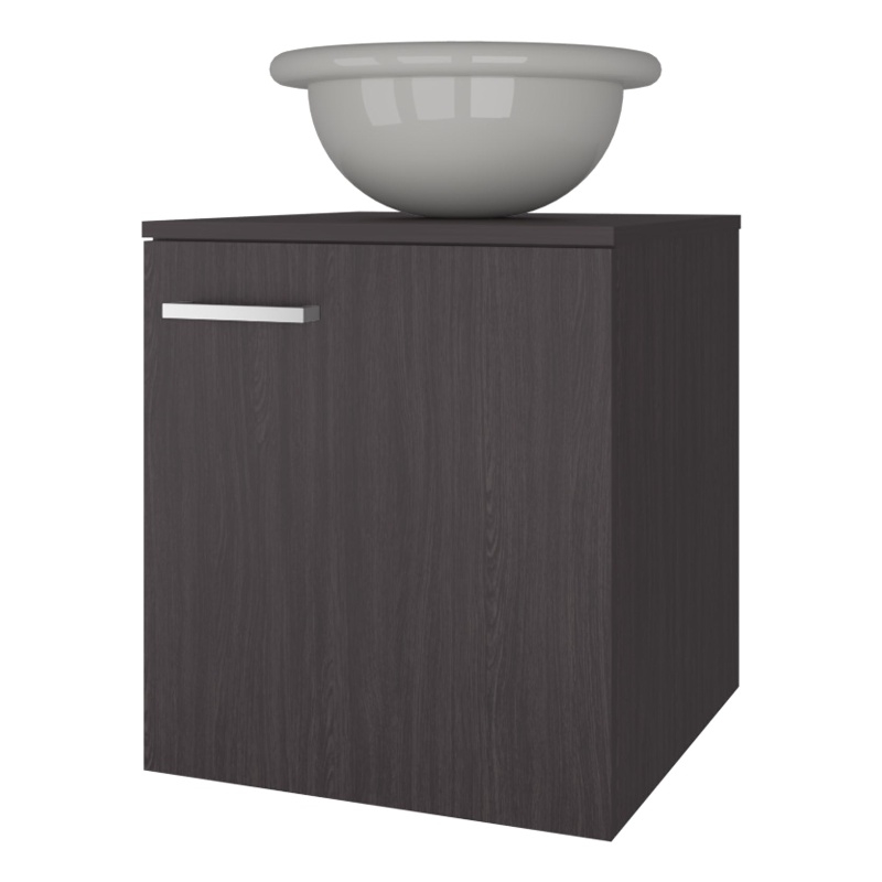 FM FURNITURE Pirtleville Bathroom Vanity with Integrated Sink and Faucet Wengue