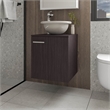 FM FURNITURE Pirtleville Bathroom Vanity with Integrated Sink and Faucet Wengue