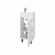 FM FURNITURE Quartzsite Bathroom Vanity with Integrated Sink and Faucet White