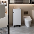 FM FURNITURE Quartzsite Bathroom Vanity with Integrated Sink and Faucet White