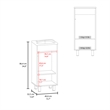 FM FURNITURE Quartzsite Bathroom Vanity with Integrated Sink and Faucet White