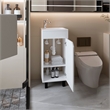 FM FURNITURE Quartzsite Bathroom Vanity with Integrated Sink and Faucet White