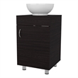 FM FURNITRE Loli Bathroom Vanity with Integrated Sink Wengue