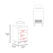 FM FURNITRE Loli Bathroom Vanity with Integrated Sink Wengue