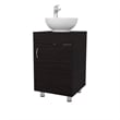 FM FURNITRE Loli Bathroom Vanity with Integrated Sink Wengue