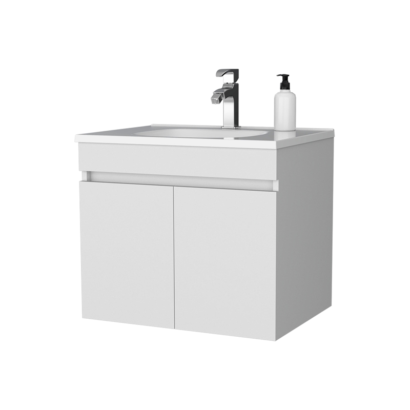 FM FURNITURE Rainbow City Vanity with 2 Doors White
