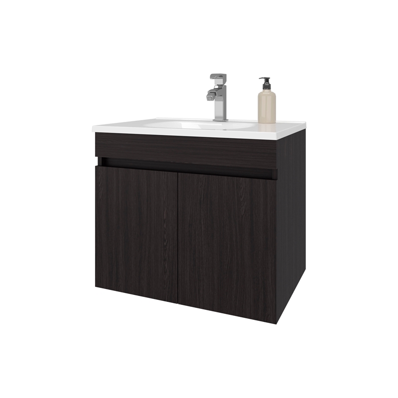 FM FURNITURE Rainbow City Vanity with 2 Doors Wengue