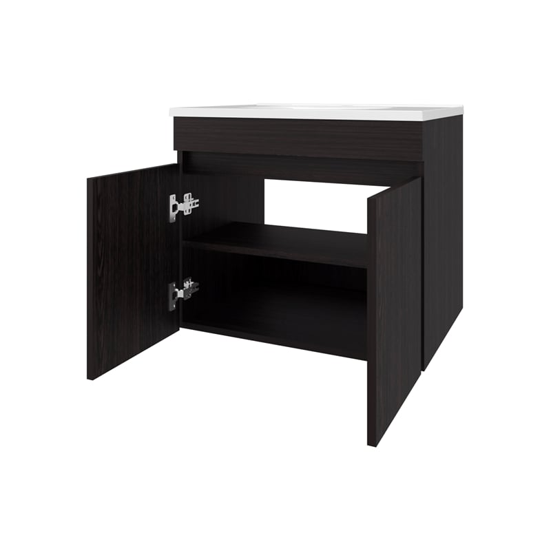 FM FURNITURE Rainbow City Vanity with 2 Doors Wengue