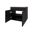 FM FURNITURE Rainbow City Vanity with 2 Doors Wengue