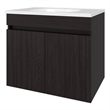 FM FURNITURE Rainbow City Vanity with 2 Doors Wengue