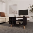 FM FURNITURE Bouse Coffee Table with Open Storage Wengue