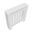 FM FURNITURE Rio Radiator Cover with Storage Space Saving Design White