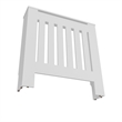 FM FURNITURE Rio Radiator Cover with Storage Space Saving Design White