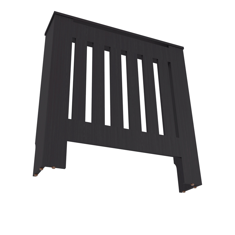 FM FURNITURE Rio Radiator Cover with Storage Space Saving Design Wengue