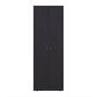 FM FURNITURE Basin 2 Doors Tall Wardrobe Cabinet Bedroom Wenge
