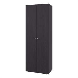 FM FURNITURE Basin 2 Doors Tall Wardrobe Cabinet Bedroom Wenge