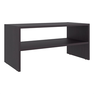 FM FURNITURE Norris shoe rack in melamine with 2 shelves Wenge