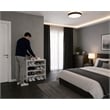 FM FURNITURE Berlin Shoe Rack with Open Shelves for Modern Home Spaces