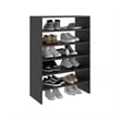 FM FURNITURE Houston Shoe Rack Engineered Wood with Multiple Shelves for Bedroom