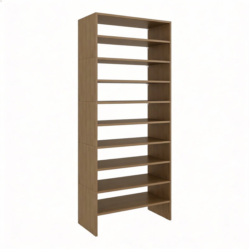 FM FURNITURE Omeo Shoe Rack with Open Shelves for Modern Home Spaces