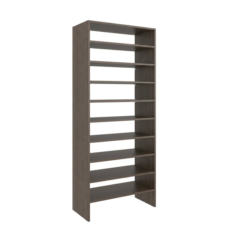 FM FURNITURE Omeo Shoe Rack with Open Shelves for Modern Home Spaces