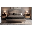 FM FURNITURE Texas Set of 2 Nightstands Bedroom Storage Tables Engineered Wood beige